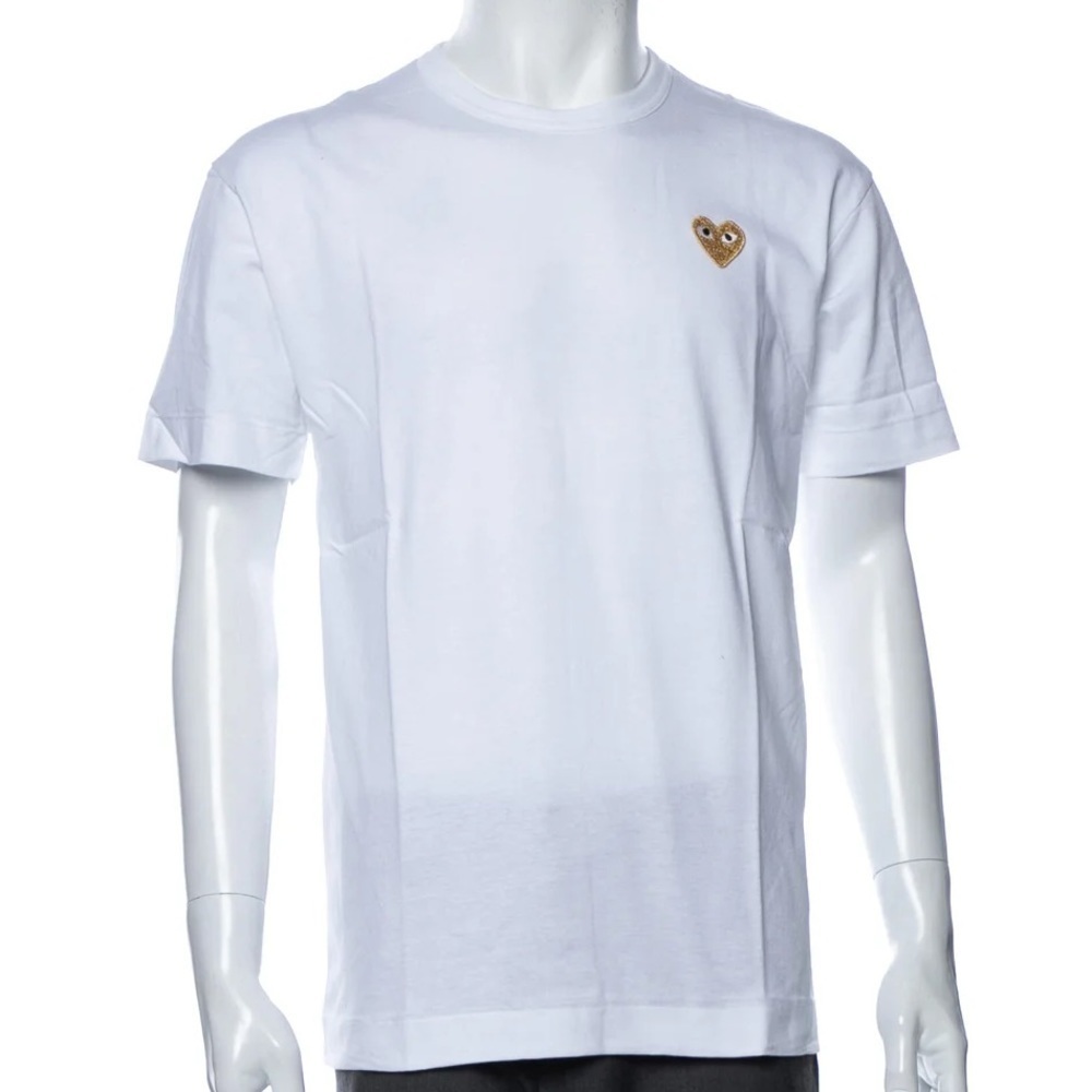 COMME DES GARÇONS PLAY Graphic Print Crew Neck T-Shirt Size: L